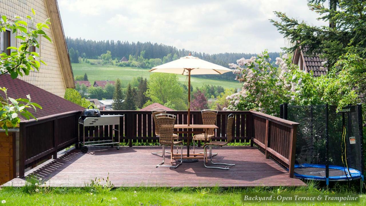 Villa Entire House In Schwarzwald With Mountain View, Private Gym,Sauna And Garden à Unterkirnach Extérieur photo
